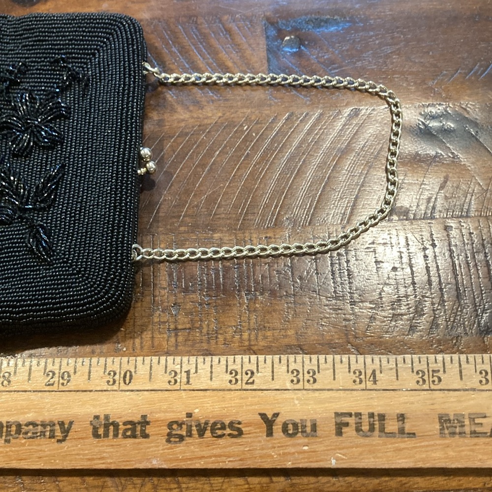 vintage Walborg black beaded evening bag - Picture 9 of 9